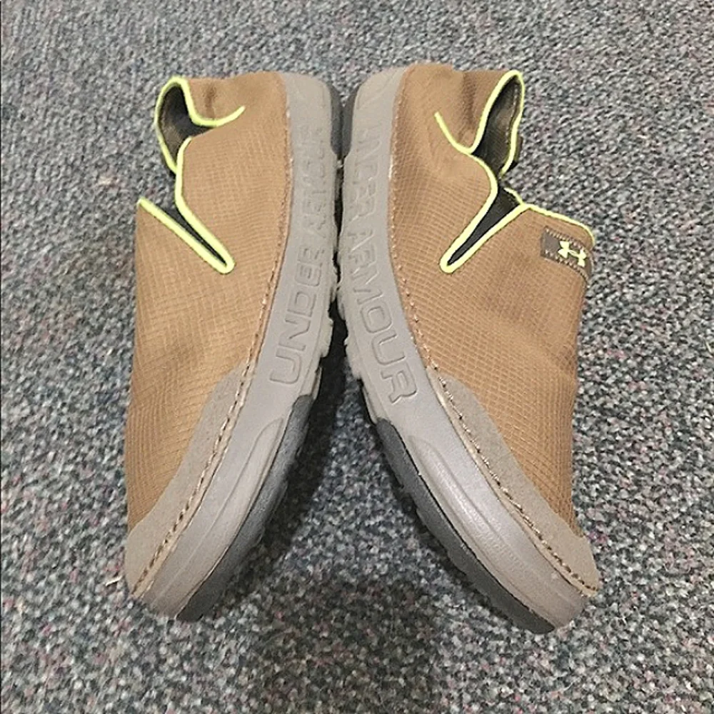 Men's  Under Armour Brown Nylon Slip-On (14)